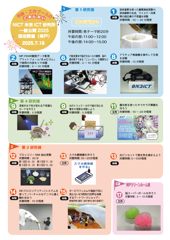 現地会場体験・工作