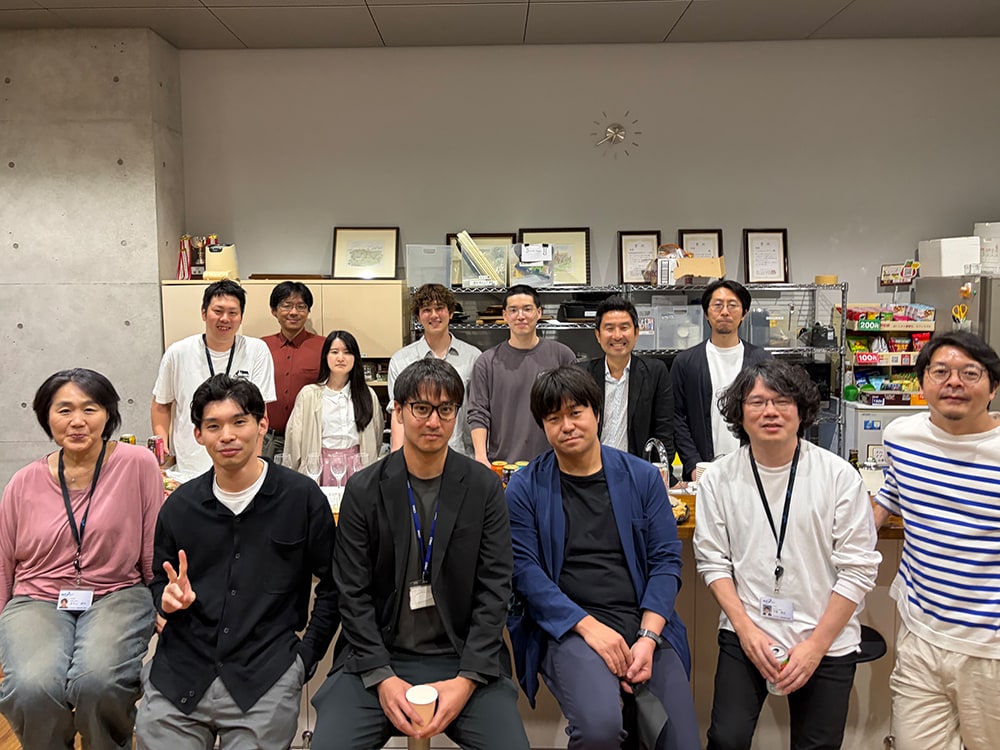 Farewell for Mr.Makino, welcome for Mr.Oku.