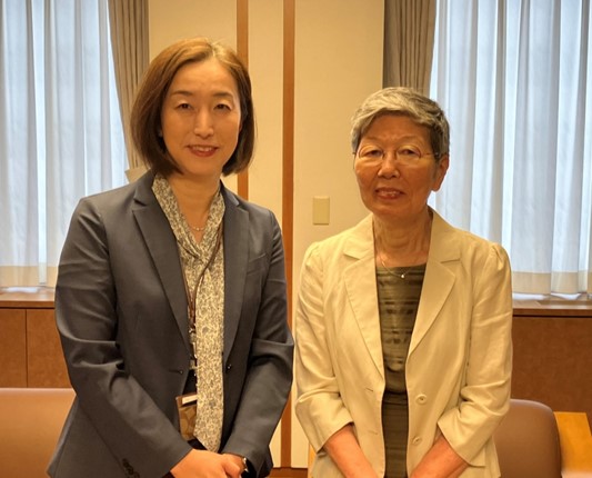 Executive Director Murakami and Secretary General Harayama GPAI Tokyo ESC