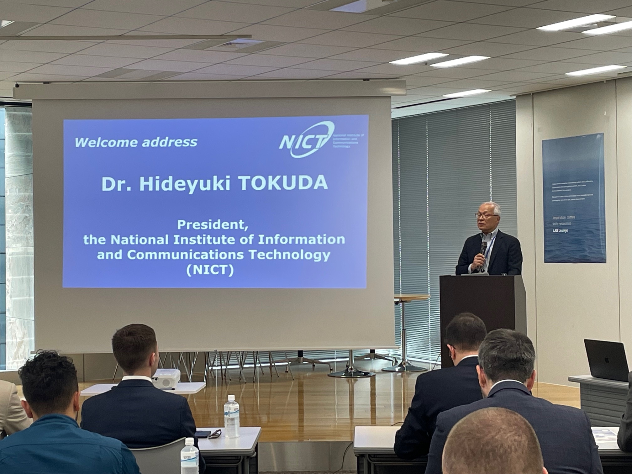 Welcome address by President Tokuda