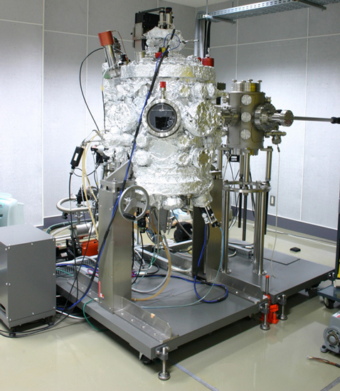 A photograph of Molecular Beam Epitaxy System(MBE)
