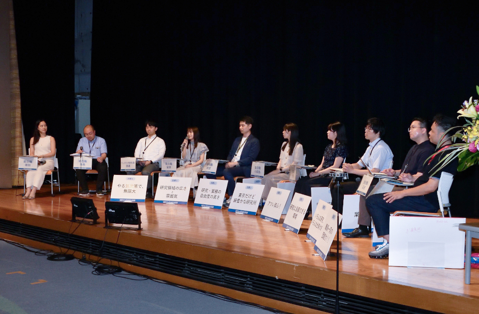 2025年リクルートコーナーの様子