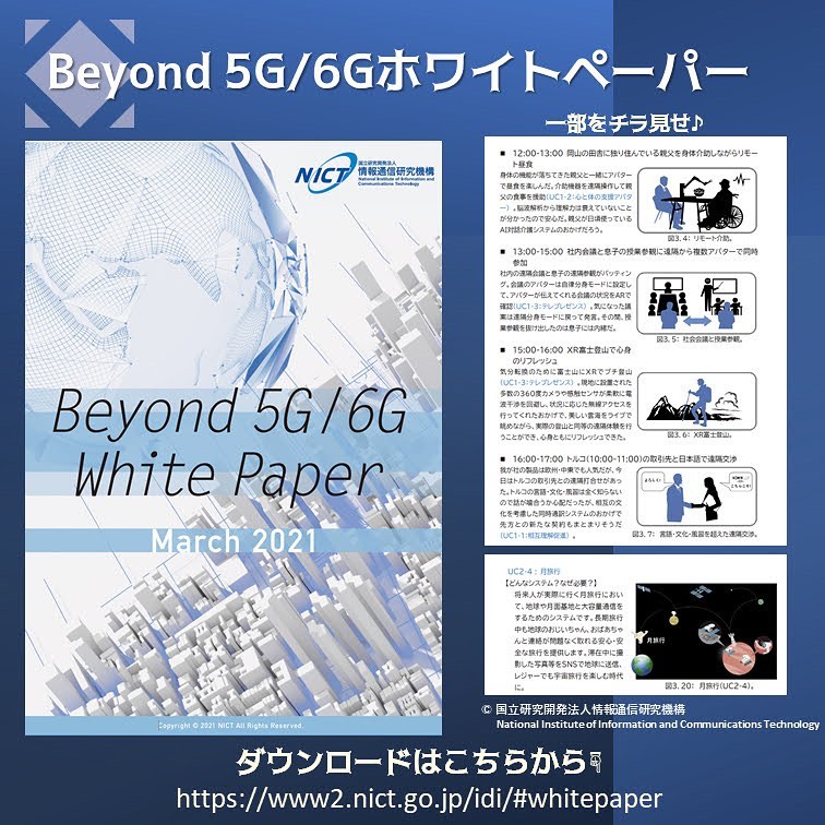 画像：Beyond 5G/6G ホワイトペーパー